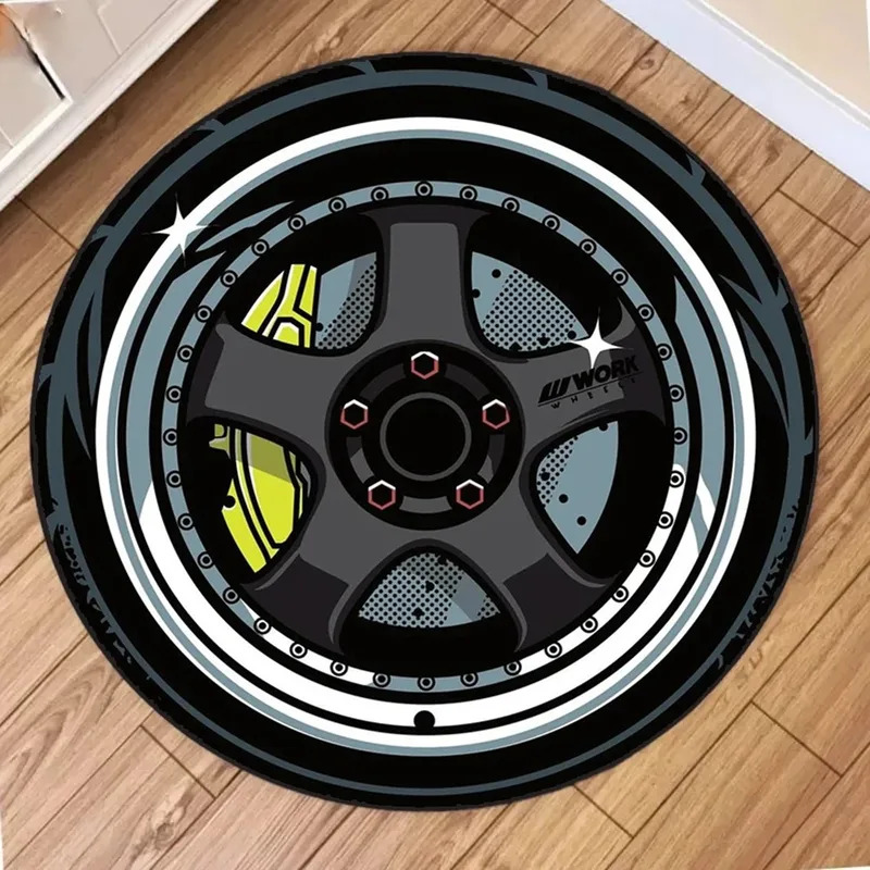 VIKAMA カーハブラウンドクッションソフト滑り止めリビン - Lighting Mcqueen Bedroom Decor のレビューと価格