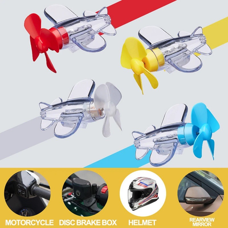 回転式飛行機型バイクハンドル装飾、風力LEDライト、安全運転 - Lighting Decoration Ideas のレビューと価格