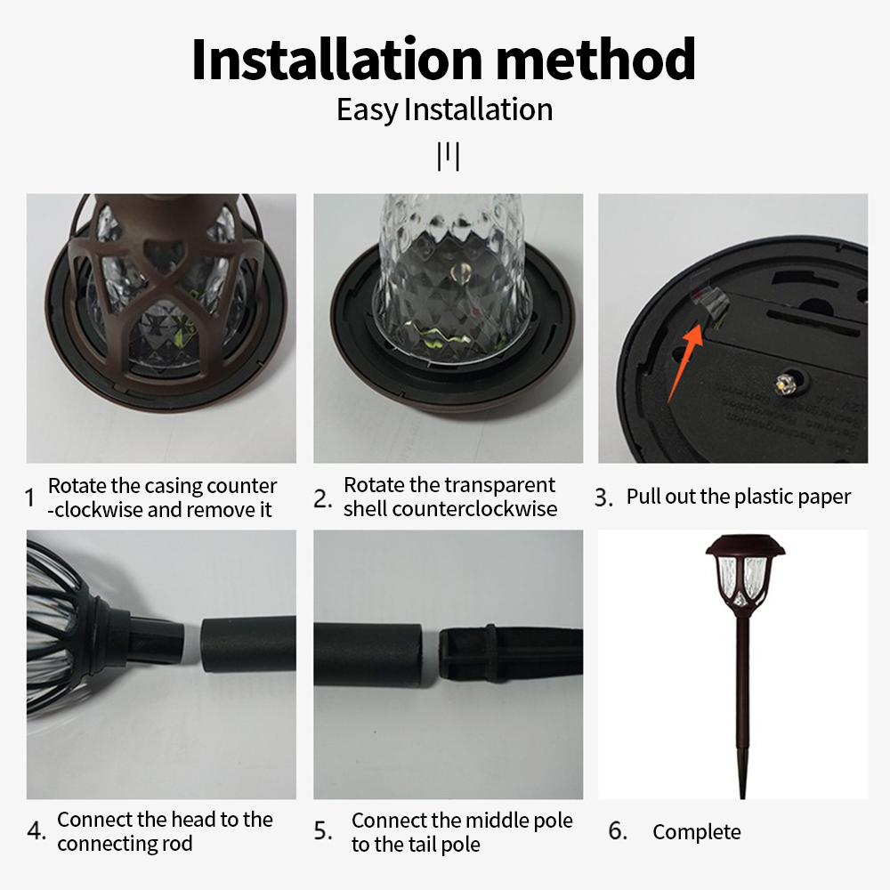 LEDソーラー中庭ランプ屋外防水芝生ライトソーラーガーデンパ - Lighting Decoration Ideas のレビューと価格