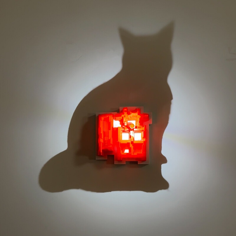 ドロップシッピング 3Dライトシャドウナイトライト アンビエ - Up Lighting Decor のレビューと価格