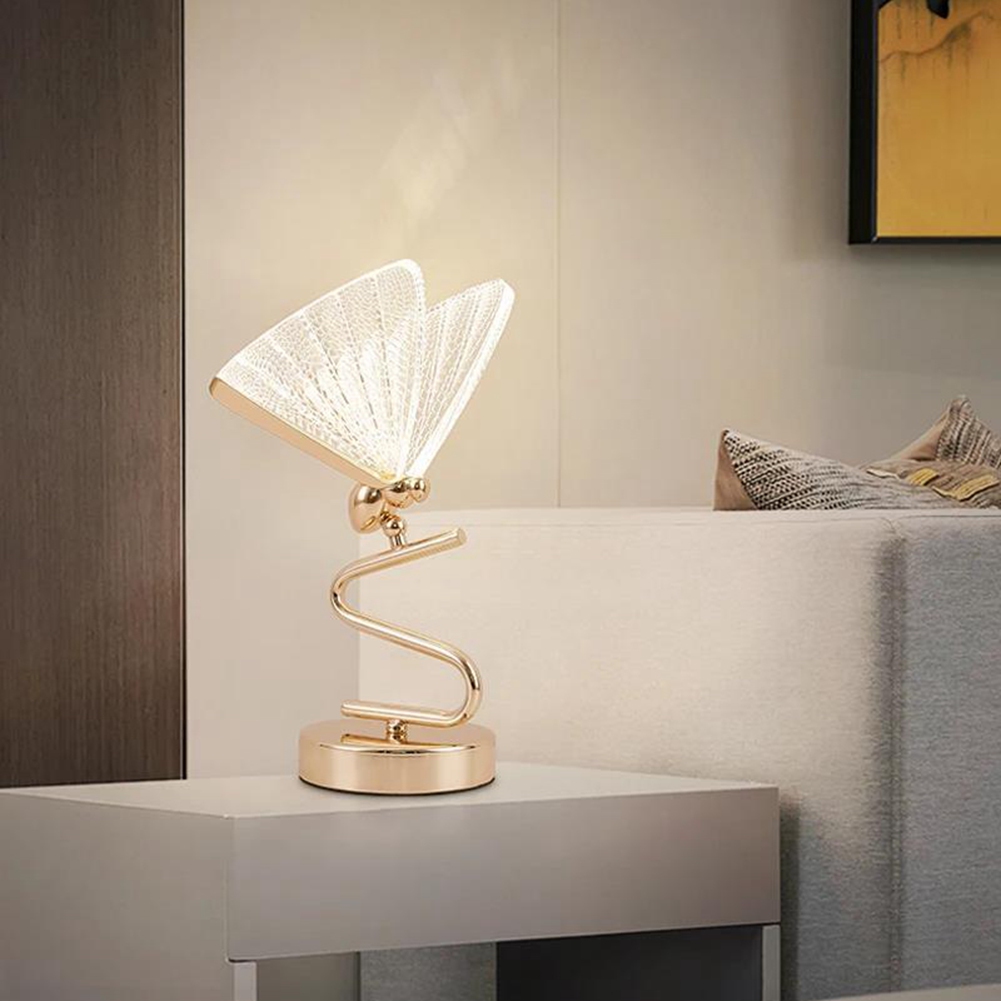 【新商品】蝶の装飾が施された6W LEDデスクランプ。リビン - Lighting Decor Bedroom のレビューと価格