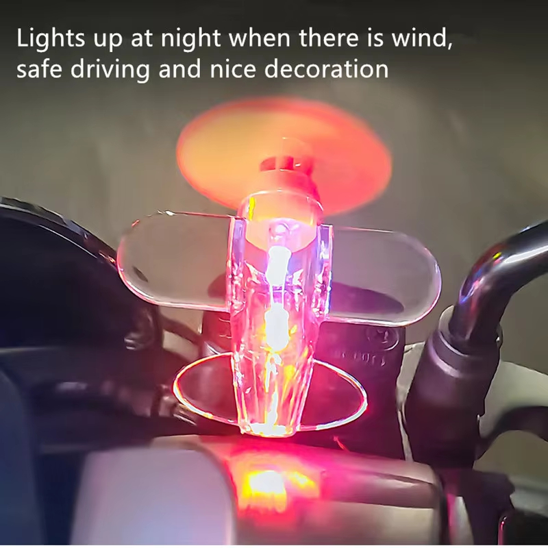 風力発電 LED 飛行機オーナメントオートバイハンドバー車の - Lighting Decoration Ideas のレビューと価格