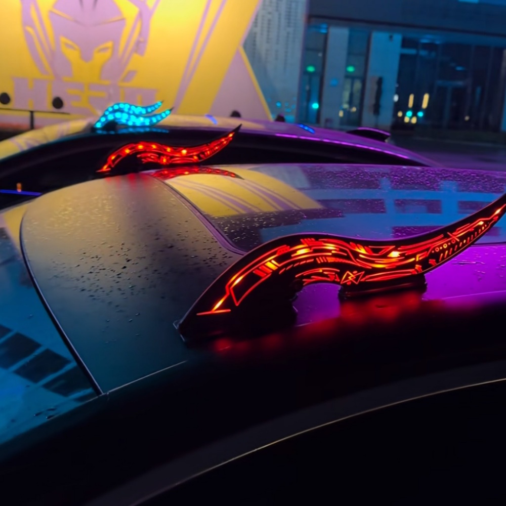 1セット32種類のLEDライトモード搭載ドラゴンホーンカール - Lighting Decoration Ideas のレビューと価格